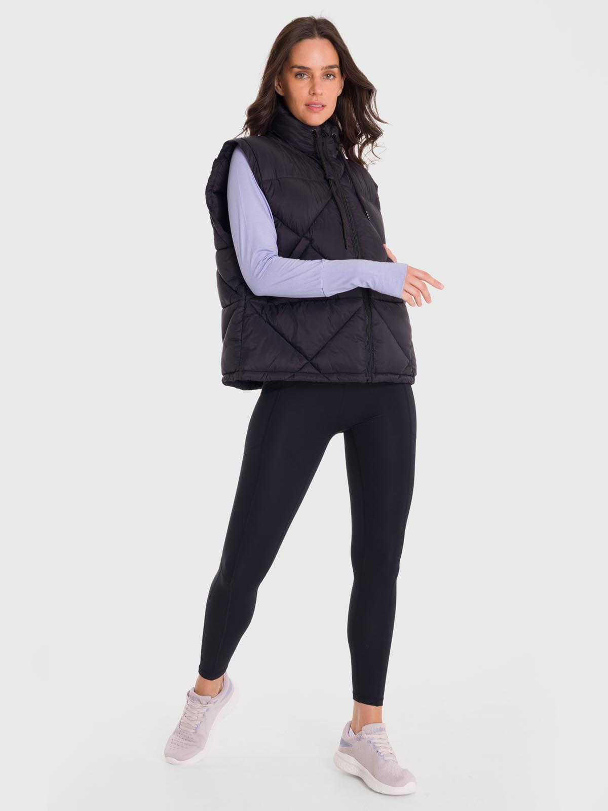 Chaleco-Para-Mujer-Quilted-Negro-Bsoul