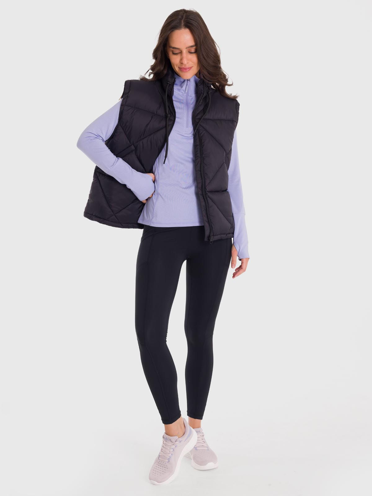 Chaleco-Para-Mujer-Quilted-Negro-Bsoul