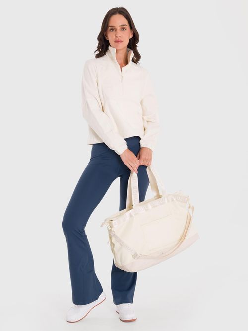 Polera Para Mujer Mid Zip Blanco Bsoul