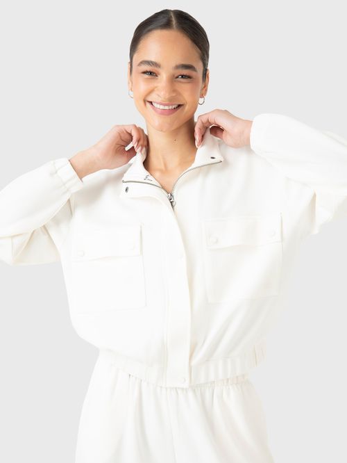 Casaca Para Mujer Modal Hueso Bsoul