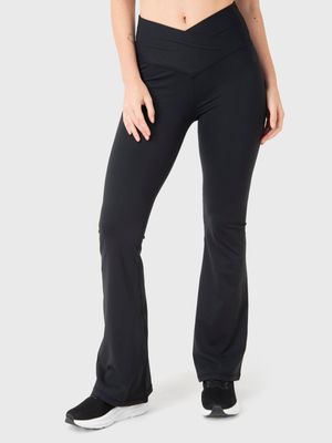 Legging Para Mujer Flared Negro Bsoul