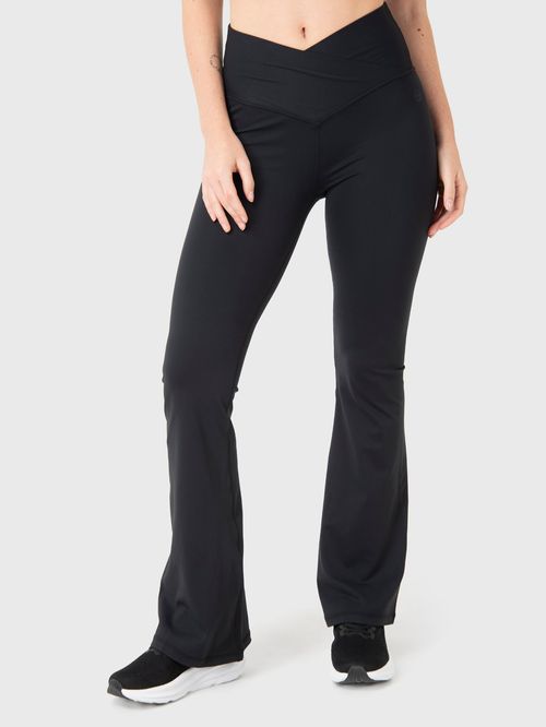 Legging Para Mujer Flared Negro Bsoul