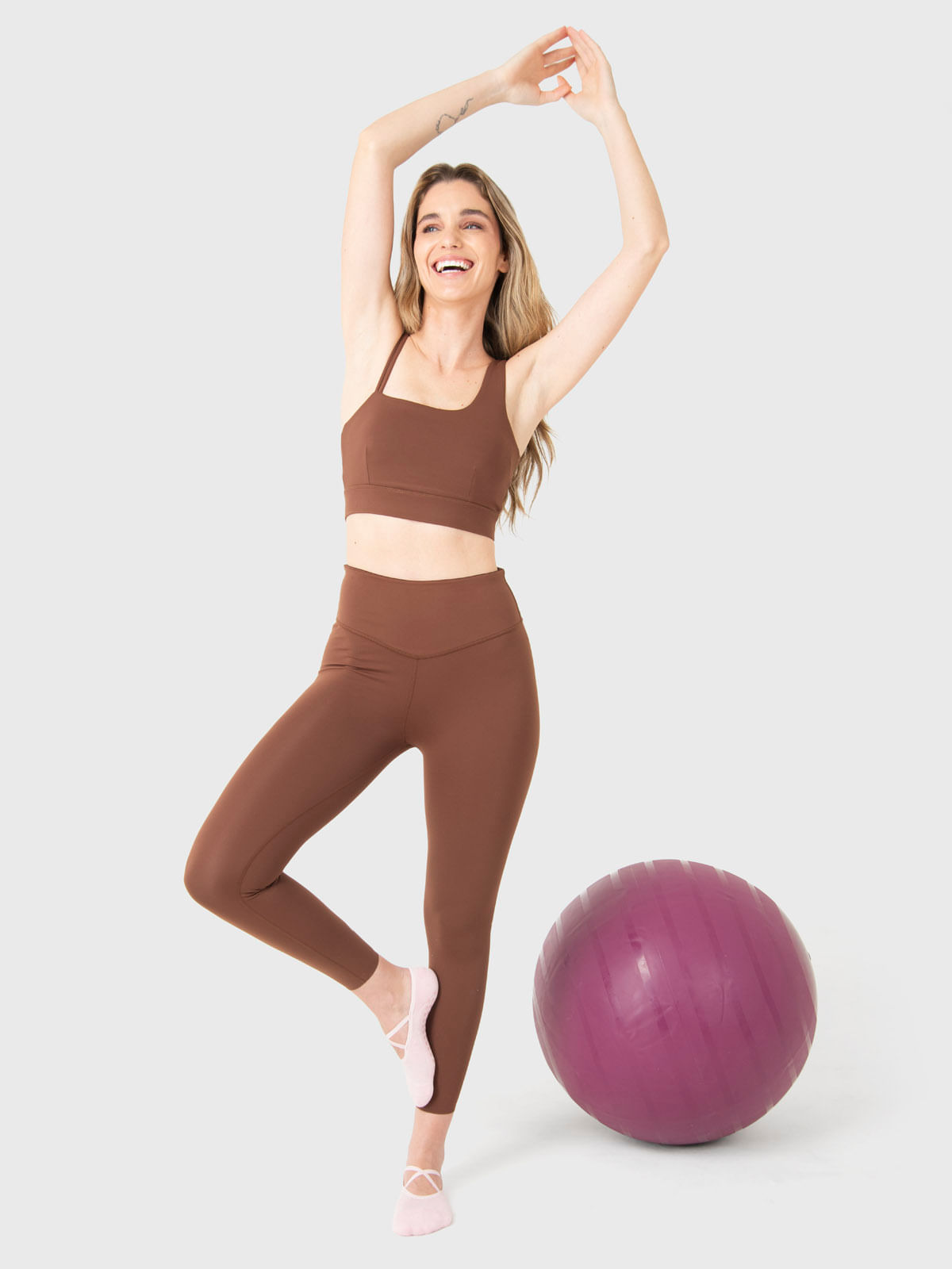 Legging-Para-Mujer-Ankle-Emma-Marron-Bsoul