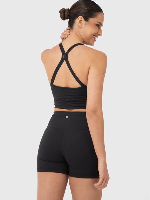 Bra Para Mujer Crop Clara Negro Bsoul