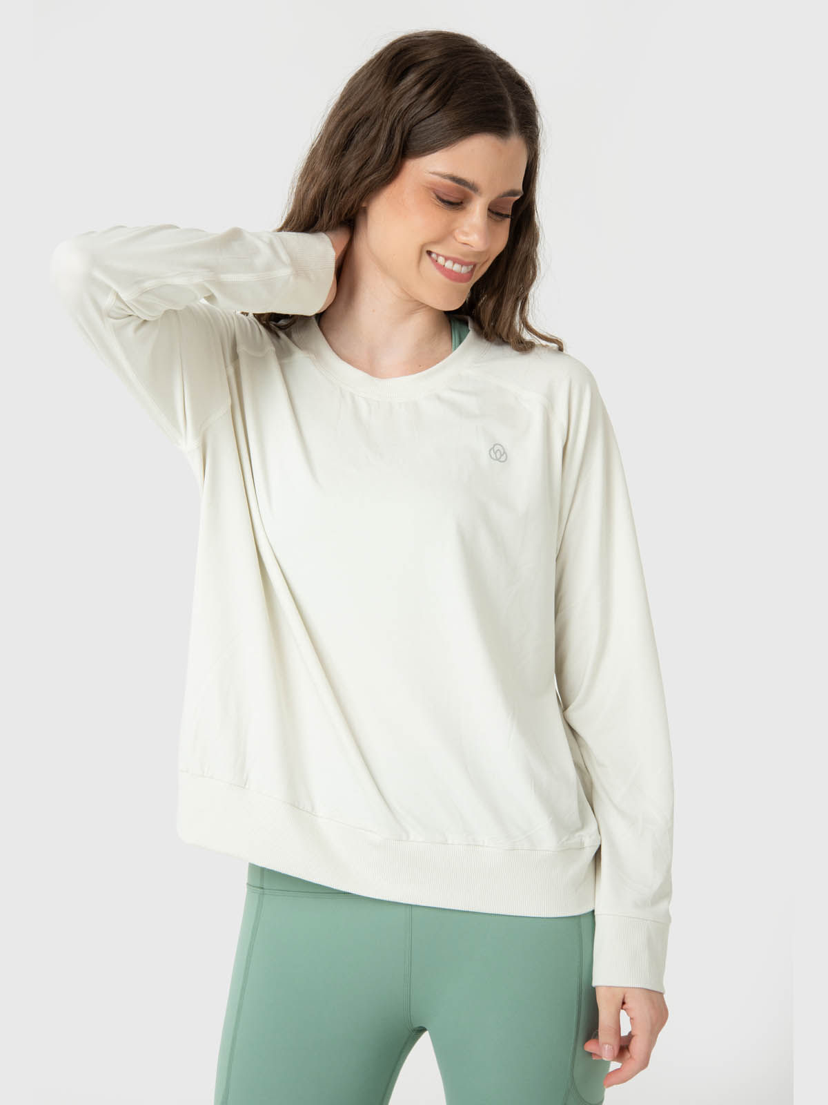 Polera-Para-Mujer-Crew-Neck-Blanco-Bsoul