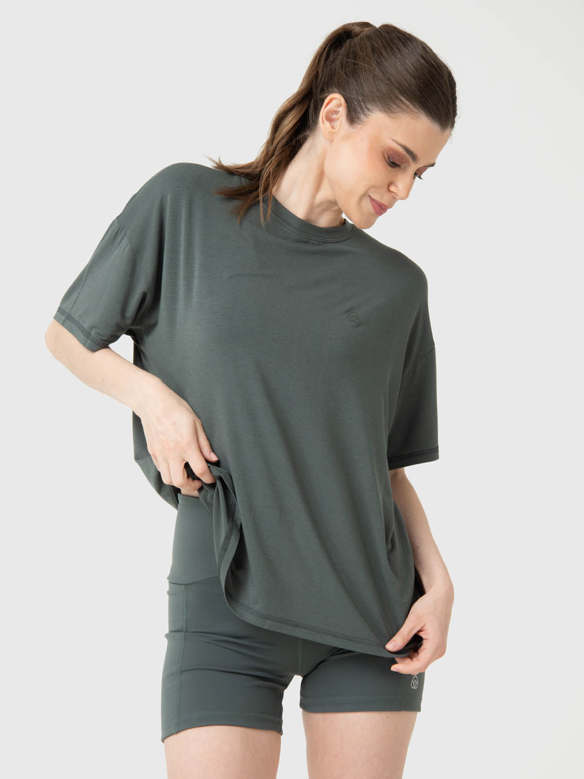 Polo-Manga-Corta-Para-Mujer-T-Shirt-Anto-Aloe-Verde-Bsoul