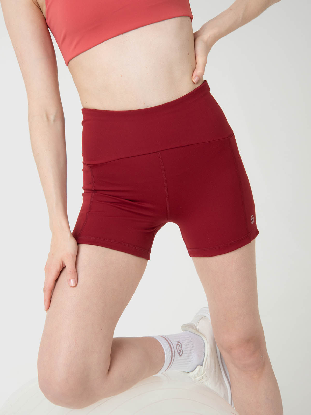 Short-Para-Mujer-Pocket-Rojo-Bsoul