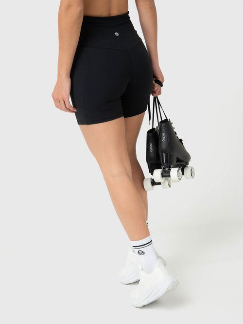 Biker Para Mujer Elisa Aloe Negro Bsoul