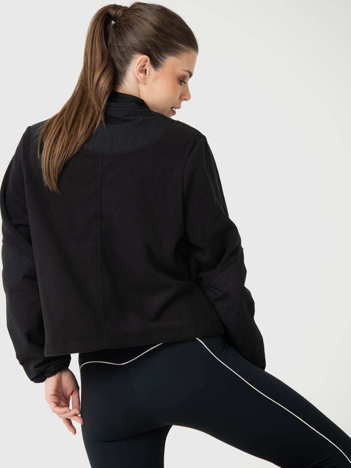 Polar-Para-Mujer-Mid-Zip-Negro-Bsoul