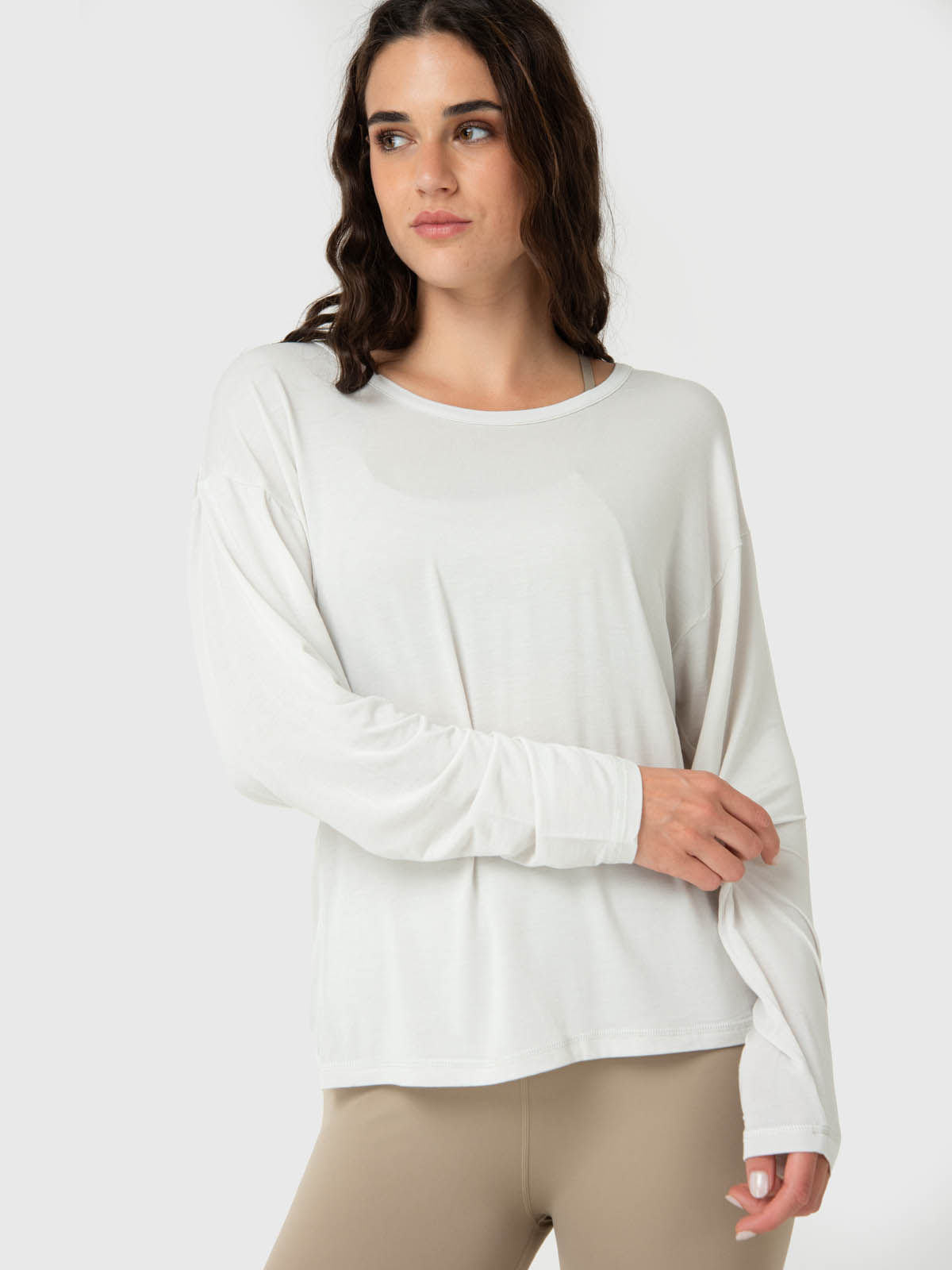 Polo-Manga-Larga-Para-Mujer-Twist-Back-Modal-Blanco-Bsoul