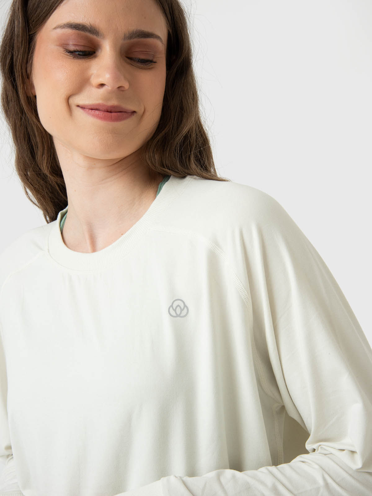 Polera-Para-Mujer-Crew-Neck-Blanco-Bsoul