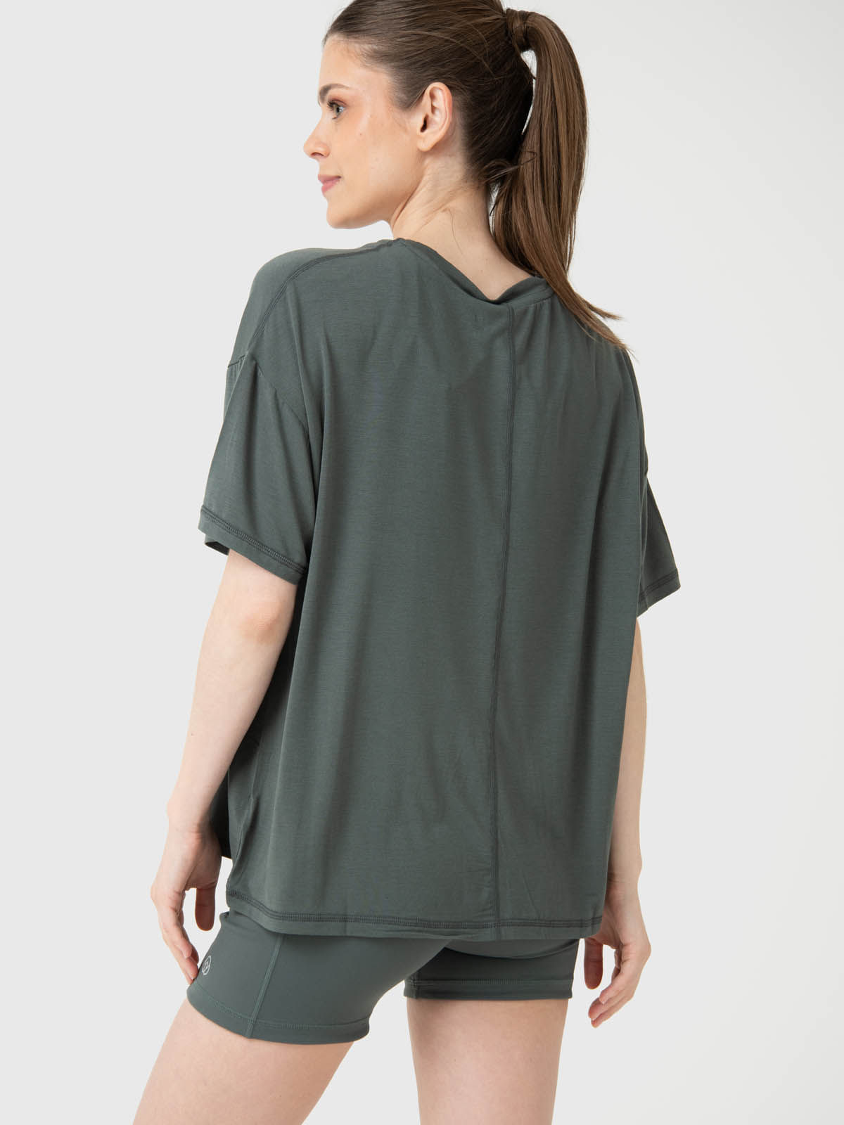 Polo-Manga-Corta-Para-Mujer-T-Shirt-Anto-Aloe-Verde-Bsoul