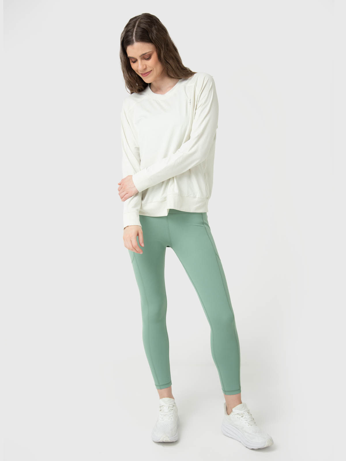 Polera-Para-Mujer-Crew-Neck-Blanco-Bsoul