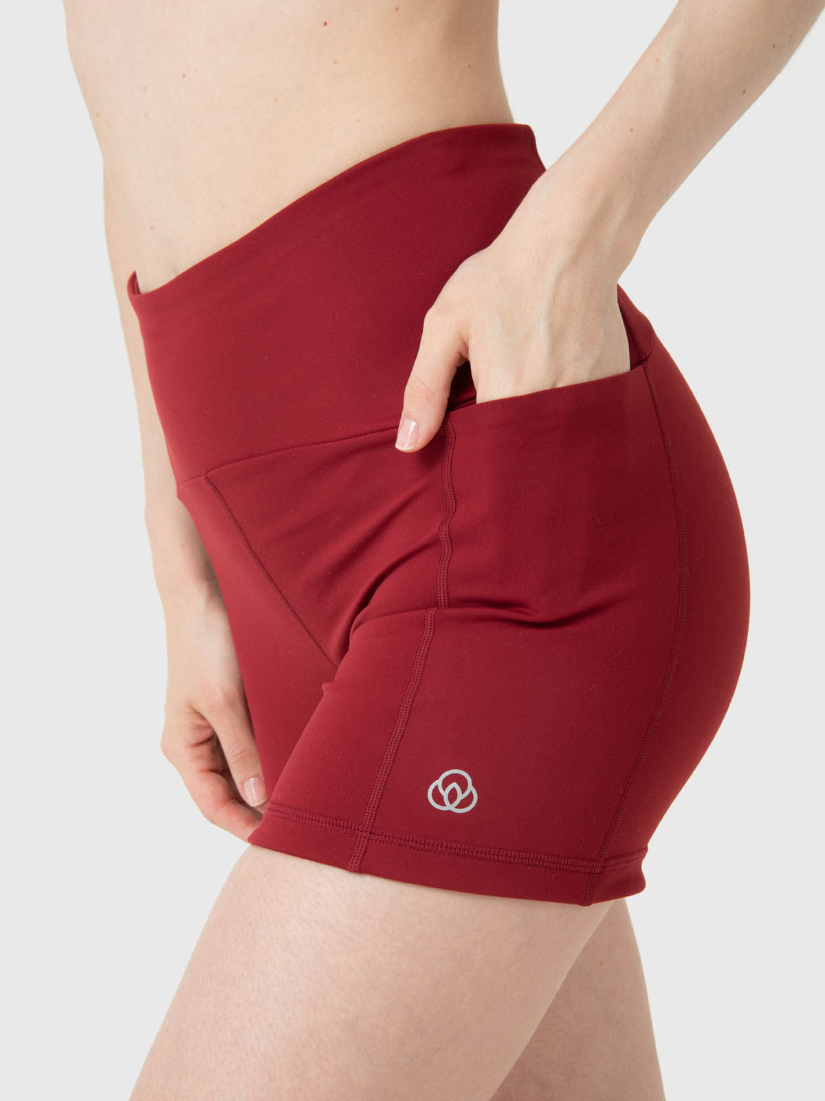 Short-Para-Mujer-Pocket-Rojo-Bsoul